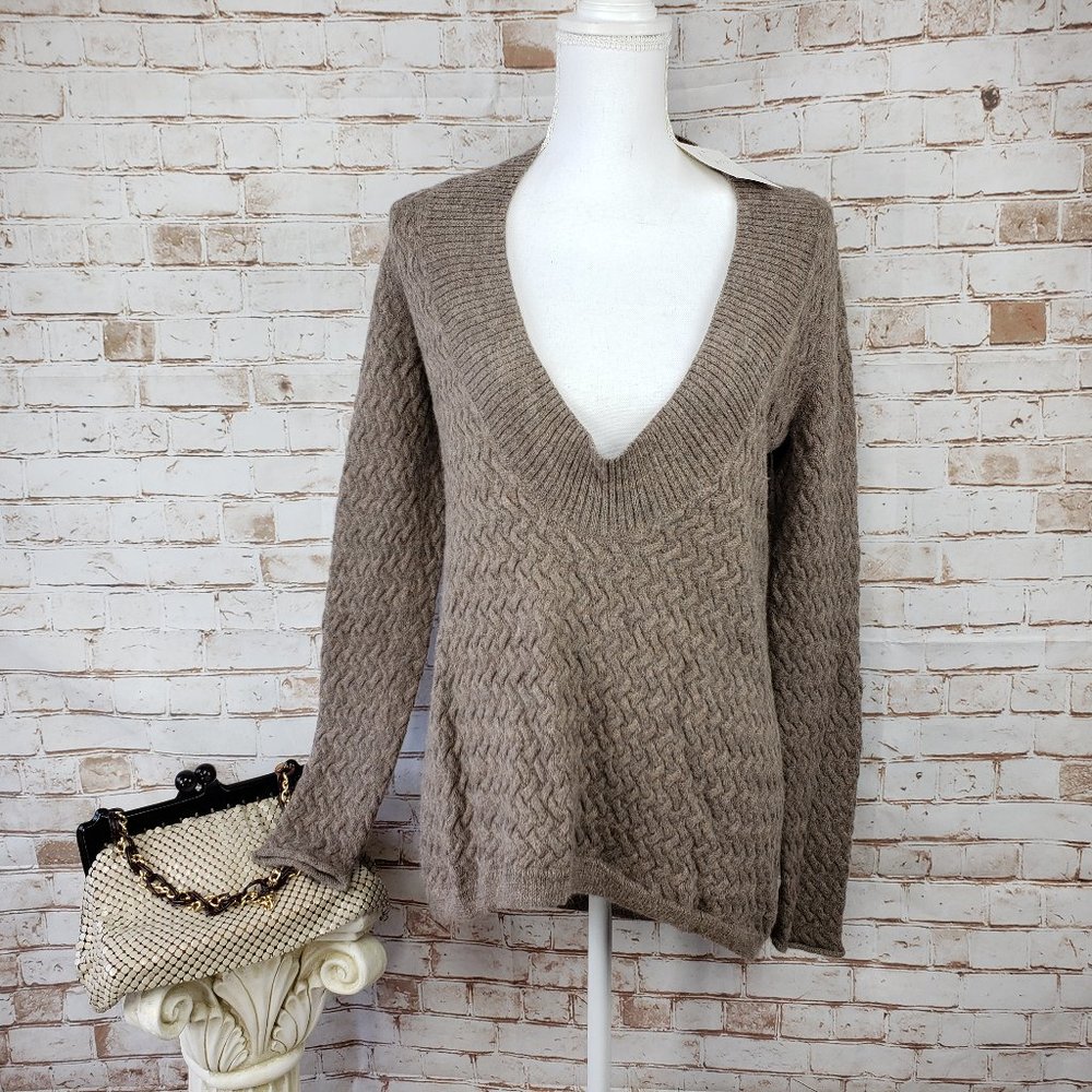 Joie S? Low Scoop Wool/Alpaca Blend Tunic Sweater